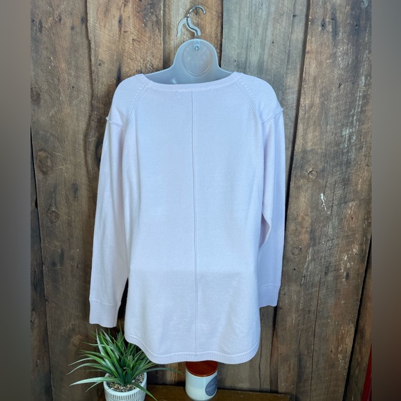 French Connection Light Lavender Oversized Sweater - Size Medium - Picture 6 of 12